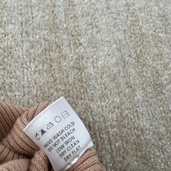 Revolve Majorelle Ribbed One Shoulder Knit Sweater Top M Cotton Blend - Picture 7 of 8